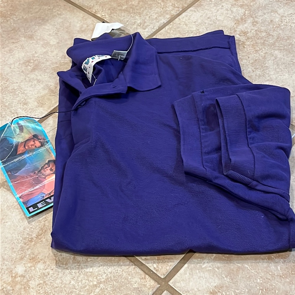 NWT VINTAGE Levi’s Polo Shirt Sz L
